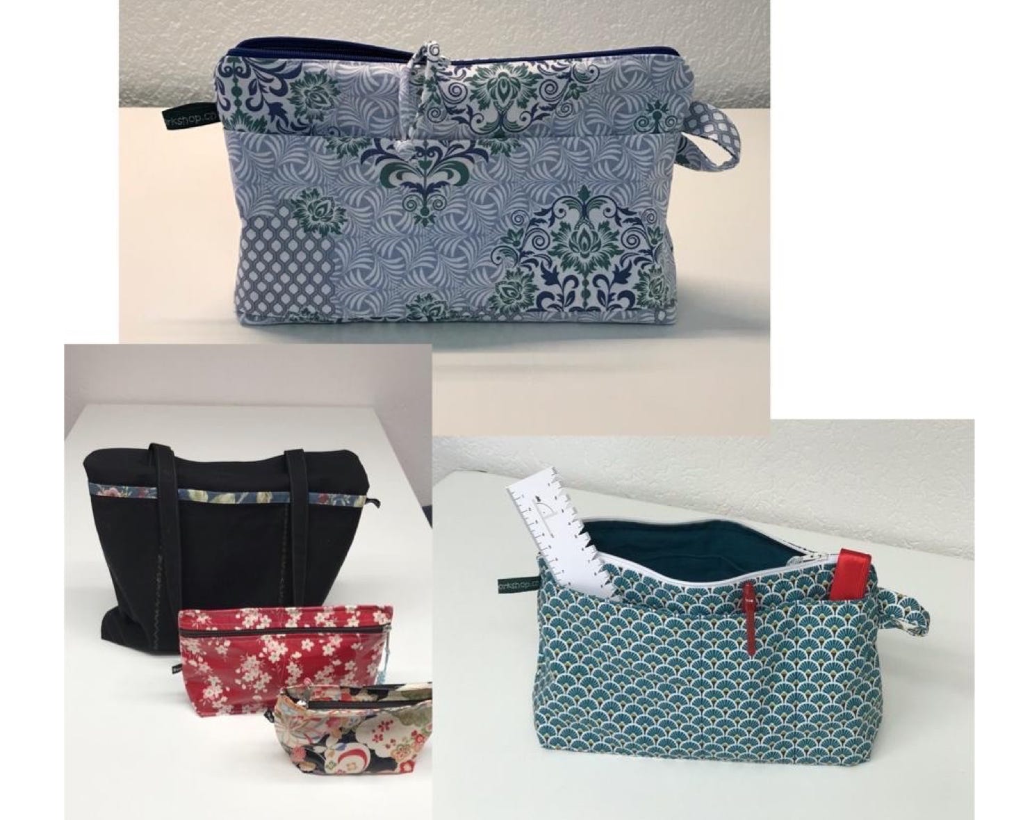 Im Nähkurs für Anfänger werden praktische Etuis genäht